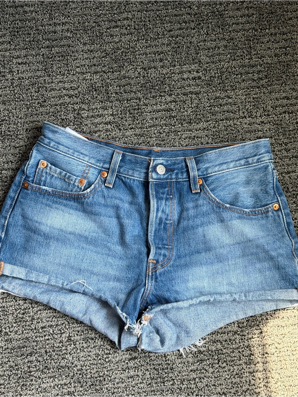 Levi's Blue Denim Jean Shorts size 28 waist